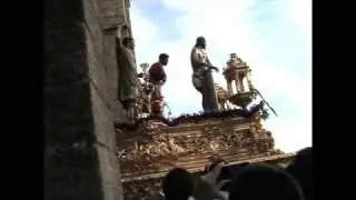 Semana Santa de Aracena 2009,- Salida del Stmo. Cristo de la Sangre desde su Castillo