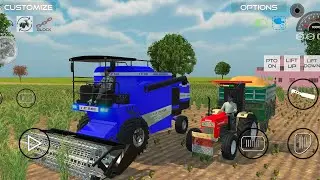 Harvester trocter trolley rice 🌾 loading online free download in india vehicle ##