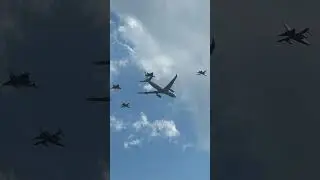 Luftbetankung: A330 MRTT, PA-200 Tornado, Eurofighter - ILA 2024 #ila #aviation #airshow #szenario