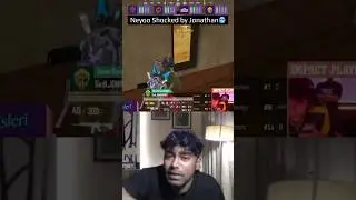 Neyoo Shocked by Jonathan in BGMS 🥶 #Neyoo #JonathanGaming #BGMS