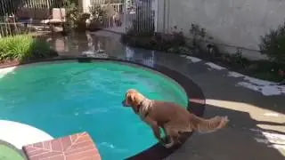 Pool where pump runs only 13 minutes per day