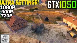 World of Tanks GTX 1050 - 1080p 900p 720p Ultra,