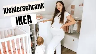Kleiderschrank fürs Kinderzimmer💗| Wickelkommode neu organisieren🤰🏻| Lifeofbinii🤍