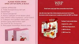 Review Minuman kesehatan NOERA & WRP (Menurunkan Berat Badan, Kulit Jadi Glowing & Bikin Awet Muda)