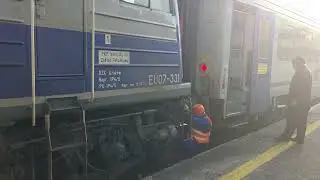 EU07-331 reverses at Bielsko-Biala on Sunday 18th January 2026