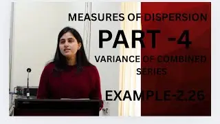 FMS-PART-4 MEASURES OF DISPERSION/EXAMPLE -2.26/ #statisticstutorials \#statistics 