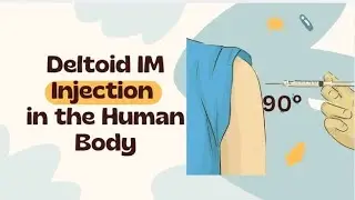 How to give an intramuscular (IM) Injection in deltoid muscle in shoulder easily at home