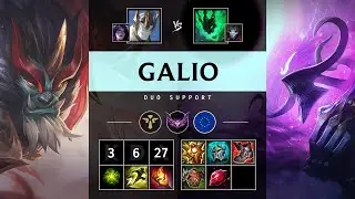 Galio Support vs Thresh - EUW Master Patch 25.16