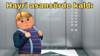 Hayri asans&ouml;rde kaldı - Rafadan Tayfa