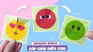 Hướng Dẫn Gấp Trò Chơi Origami Biểu Tượng Cảm Xúc Đơn Giản / Origami Emoji