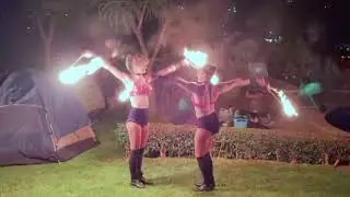 Best Female Fire Dancing Duo - South Africa
