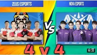 Team Nova VS Team Zeus 4 v 4 TDM - NV Order POV TDM vs Global Pros Pubg Mobile