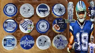 Cowboys Them Cupcake Toppers (Super Easy)