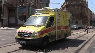 [PA300 Hi-Lo / Yelp + Lots of Horn] Prague EMS ambulance 137 responding - older Sprinter [CZ 5.2023]