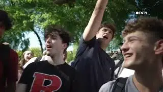 RUTGERS Encampment TAKEN DOWN, Confrontation with American Flag Counter Protest - NEW JERSEY