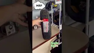 Tyre for Eeco or Supro  👍🏻 #mrf #musclemaster #alloywheel #jdautomobiles #cartyre #mrftyre #bike