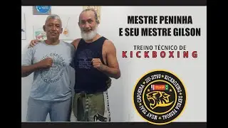 Treino T&eacute;cnico de Kickboxing Mestre Peninha Com Seu Mestre