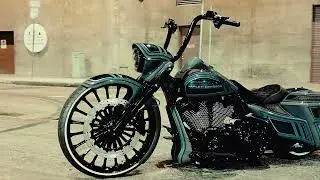 2013 ROAD KING CALI GANGSTER BUILD BY LONG BEACH BAGGERS