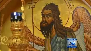 John the Baptist icon weeps myrrh miracle