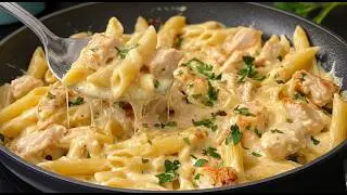 Самая вкусная паста с курицей, которую я когда-либо готовил❗️ Простой и супер сочный!