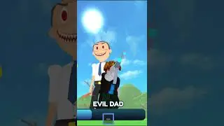 TEAM EVIL DAD ESCAPE!👨 (TEAMWORK OBBY) Full Game ROBLOX #roblox #obby