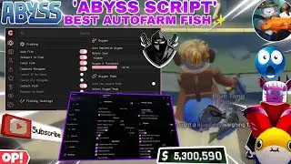 Abyss[BETA] OP Script Автоматический фарм: приоритетная/выбранная рыба🤩, низкий уровень кислорода...