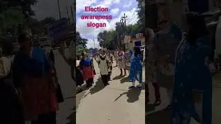 #election awareness campaign #slogan #rally #students #school #citizen #india #viral