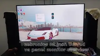 Zebronics 32 inch (zeb -ac32fhd) va fhd curved monitor unboxing and overview| best in 11k?