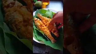 কাঁচা আম দিয়ে কচুপাতায় বাটা মাছ। New Bengali Bata Fish Recipe #shorts #food #machevatebangali