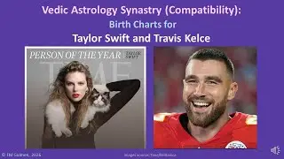 Birth Charts for Taylor Swift and Travis Kelce: Vedic Astrology Synastry (Compatibility)