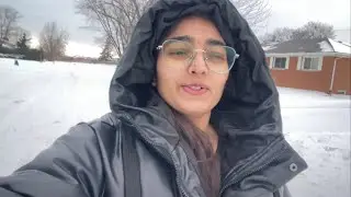 First winter in canada 🍁 #snowfall #canadawinter #climatechange #trendmusic #musicanddance #culture 