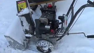 Craftsman 4/21 snow blower no more snow shoveling of walkways