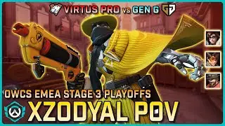 [ Xzodyal ] He is HIM | Virtus Pro vs Gen G | OWCS EMEA Stage 3 Playoffs