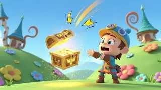Fortnite Little Hero Dropped His Loot Chest | Nursery Rhymes for Kids & Baby Songs