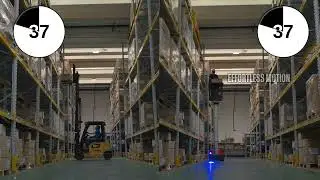 Comparison between a forklift and the new Elevah 8 Move Picking