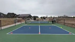 Honolulu J6CR Pickleball Paddle: First hits (backhand)