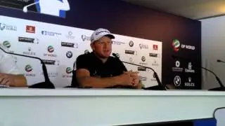 Jamie Donaldson talking about the 2014 Ryder Cup and his infamous wedge shot