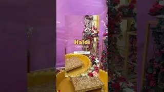 Haldi With Lavender Theme Ft Nachde ne Saare At Jammu And Kashmir|North Indian hindu Wedding Reel