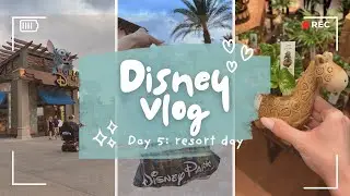 2025 Disney Vlog Day 5: resort day, disney springs ❤️