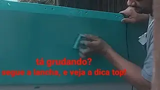 com dificuldade da lixar o gel coat, mesmo com solução de parafina?  dica para evitar esse problema!