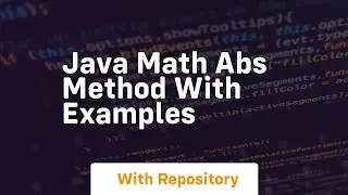 java math abs method with examples