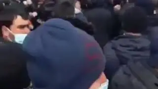 Кадры протеста в Москве рынок Фуд Сити
