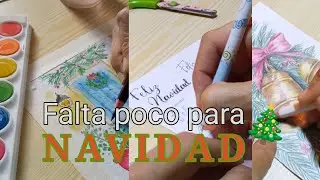 ÚLTIMOS DETALLES para NAVIDAD 🎄🎅 TARJETAS NAVIDEÑAS hechas a mano con diferentes materiales
