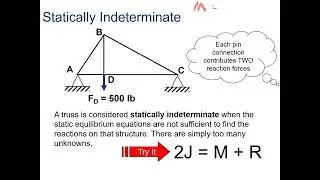 CalculatingTrussForces 1 Static Determinacy PM