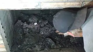 More 3rd degree creosote removal from a chimney.