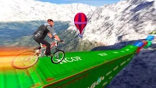 Impossible Ramp Bicycle Stunts 3D - impossible bike stunts games - Gameplay Android game