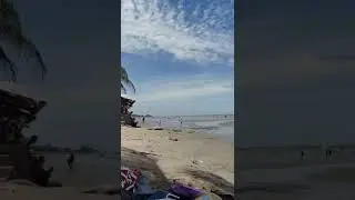 Bangsaen Beach on Sunday