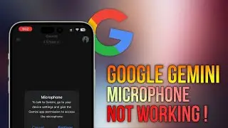 Fix Gemini Mic Not Work on iPhone || Tech Wash
