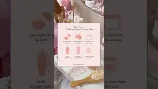 glow up tips for lip care #glowup #glowupera #shorts #selfcare #asthetic #lipcare