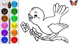 Bird Coloring Pages for kids | Setoys  #coloring #drawing, #color,# pencil, #artdrawing,# artcolor
